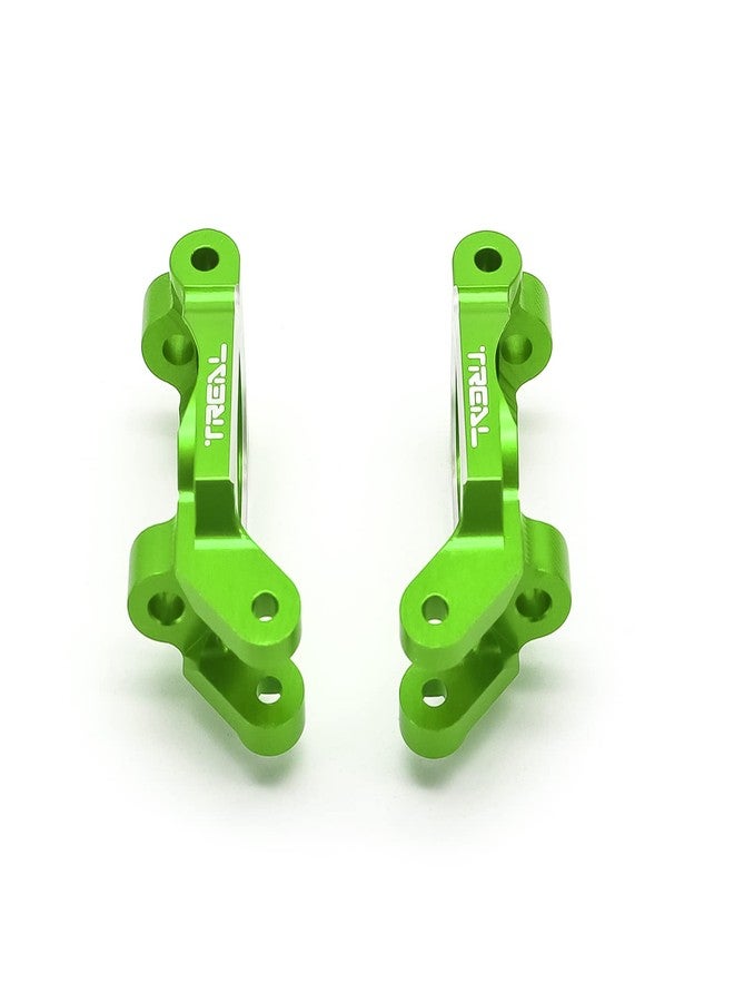 TREAL Alu# 7075 Front C Hubs Carriers (Left&Right) for 1/10 Losi Hammer Rey U4 (Green) - Image 2